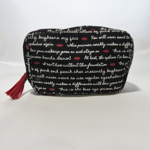 Laura geller bags laura geller cosmetics bag black with white